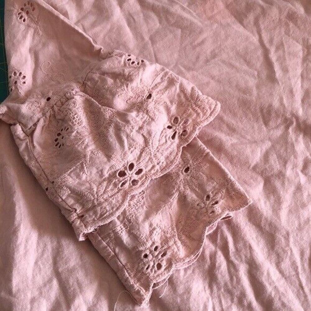 Piper And Scoot Womens S Top Mauve Pink Embroider… - image 4